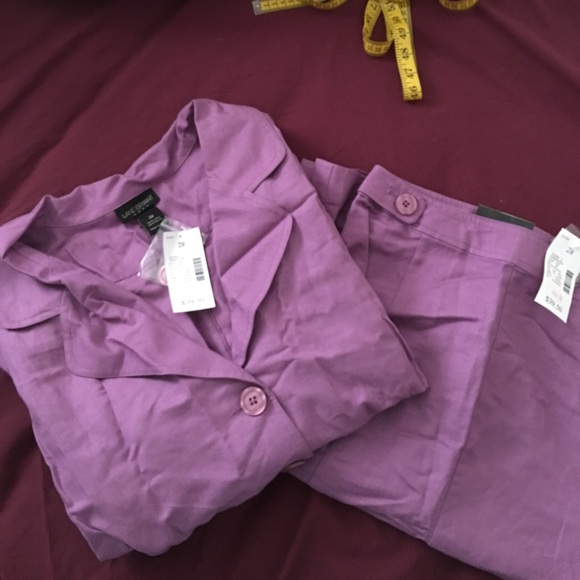 plus size linen suit